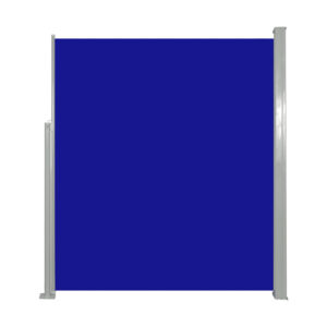 Sisäänvedettävä sivumarkiisi 160x500 cm sininen - Sininen