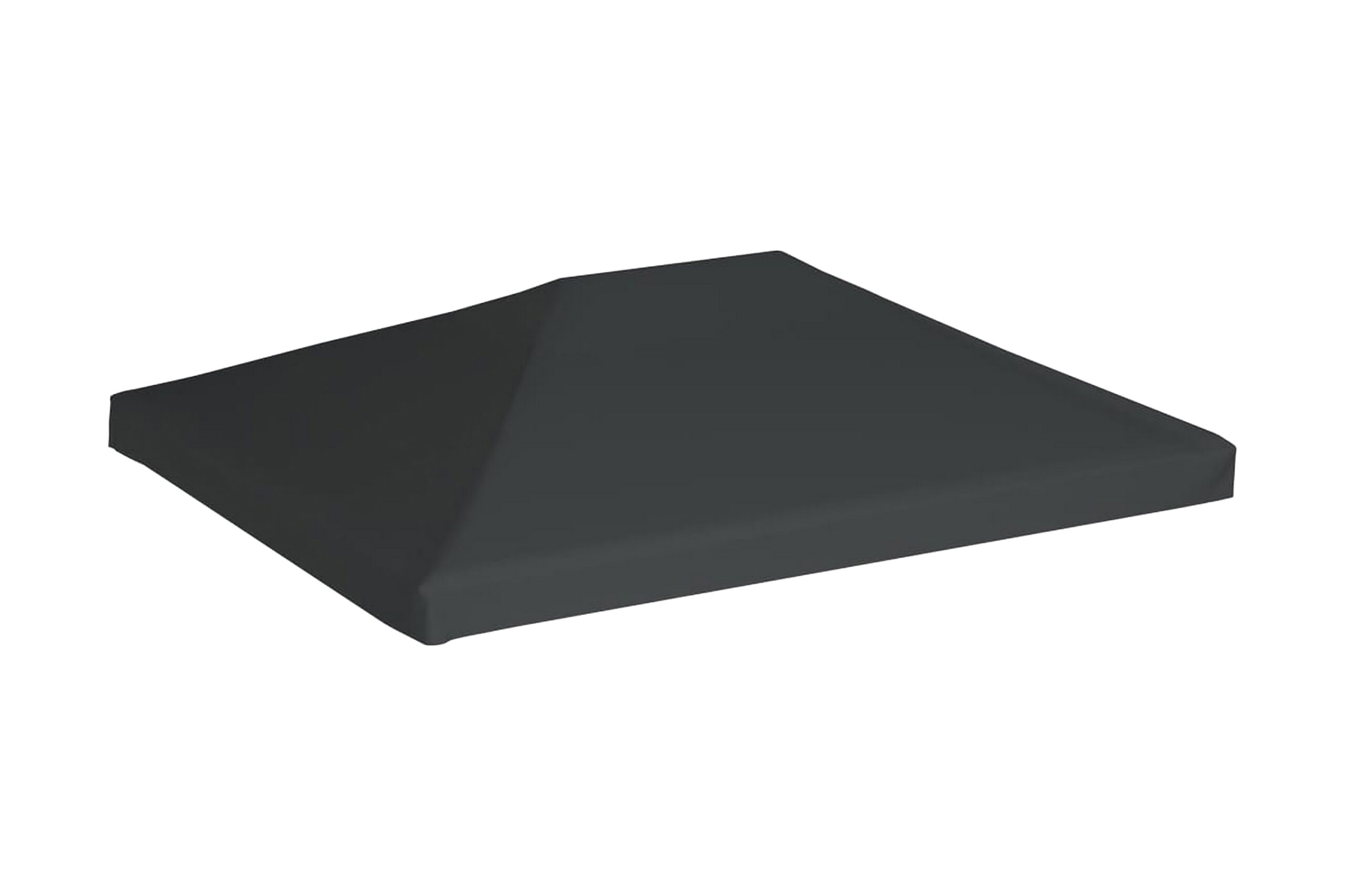 Huvimajan katto 310 g/m² 4x3 m harmaa - Harmaa