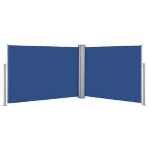 Sisäänvedettävä sivumarkiisi 100x1000 cm sininen - Sininen