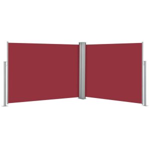 Sisäänvedettävä sivumarkiisi 140x1000 cm punainen - Punainen