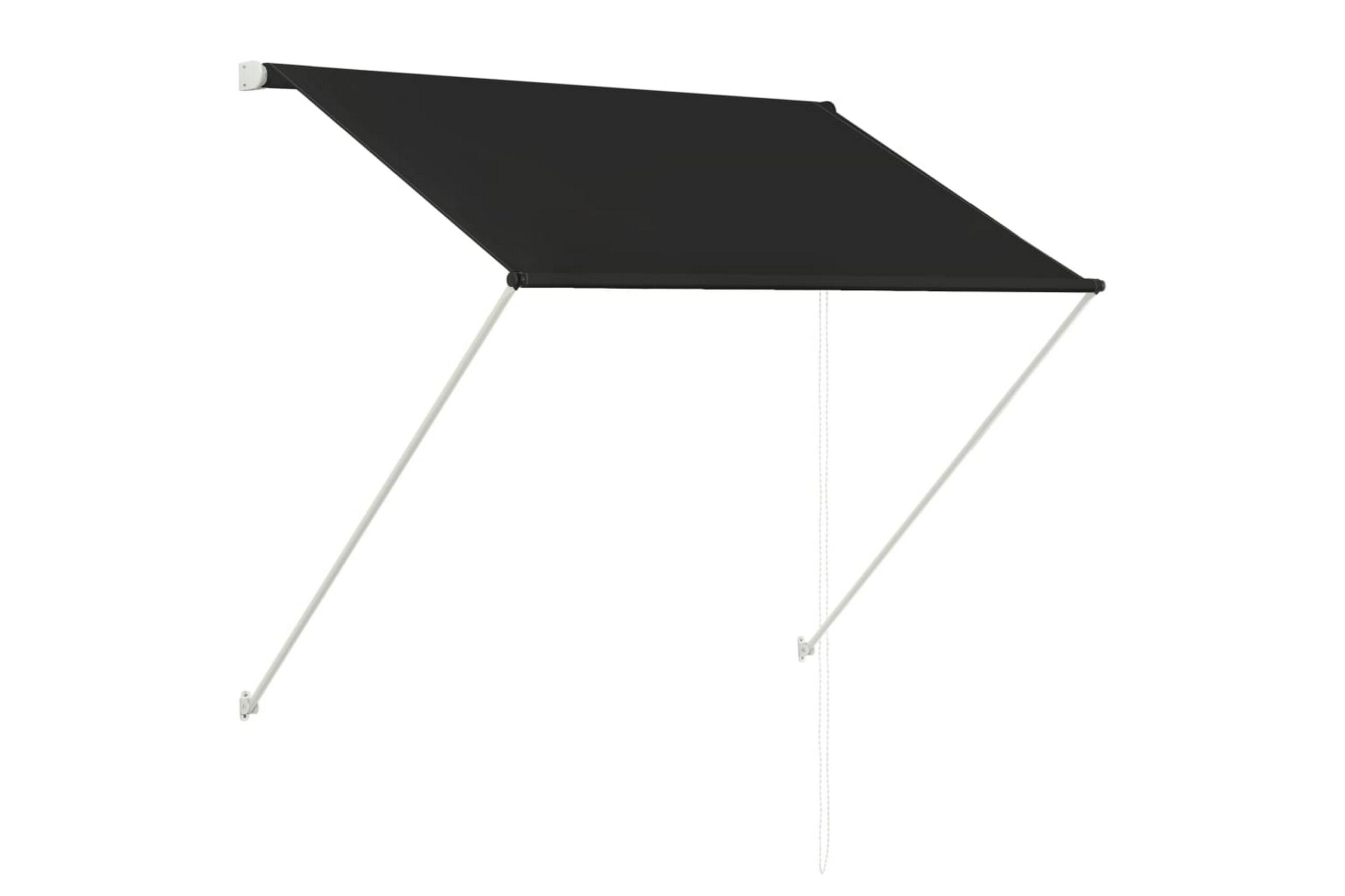 Sisäänkelattava markiisi 100x150 cm antrasiitti - Harmaa