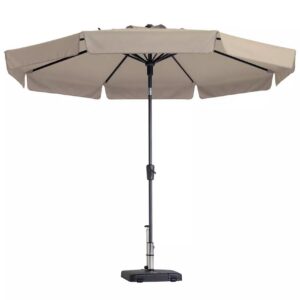 Madison Päivänvarjo Flores 300 cm pyöreä ecru - Beige