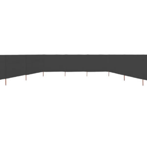 Tuulensuojakangas 9 paneelilla 1200x160 cm antrasiitti - Antrasiitti
