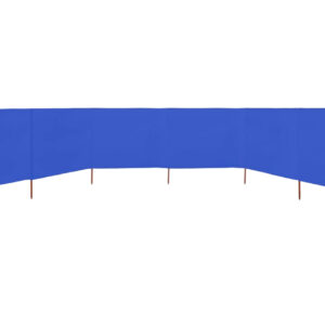 Tuulensuojakangas 6 paneelilla 800x80 cm taivaansininen - Sininen