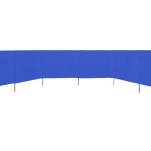 Tuulensuojakangas 6 paneelilla 800x120 cm taivaansininen - Sininen