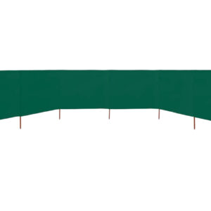 Tuulensuojakangas 6 paneelilla 800x160 cm vihreä - Vihreä