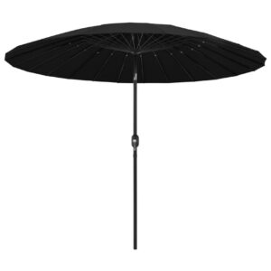 Aurinkovarjo alumiinitanko 270 cm musta - Musta