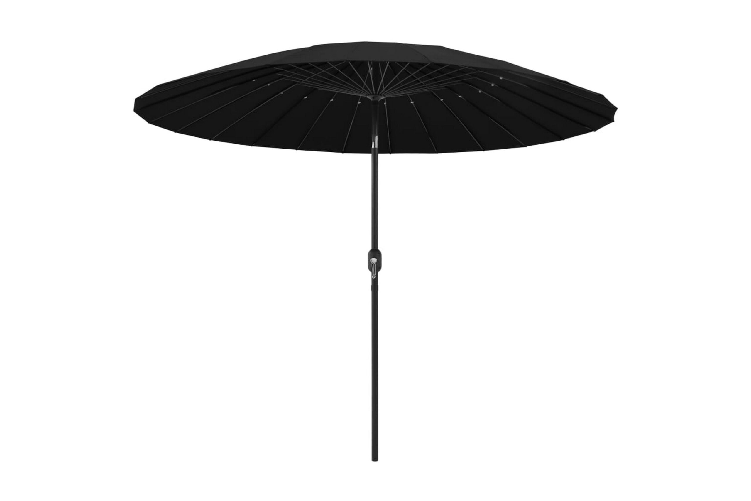 Aurinkovarjo alumiinitanko 270 cm musta - Musta