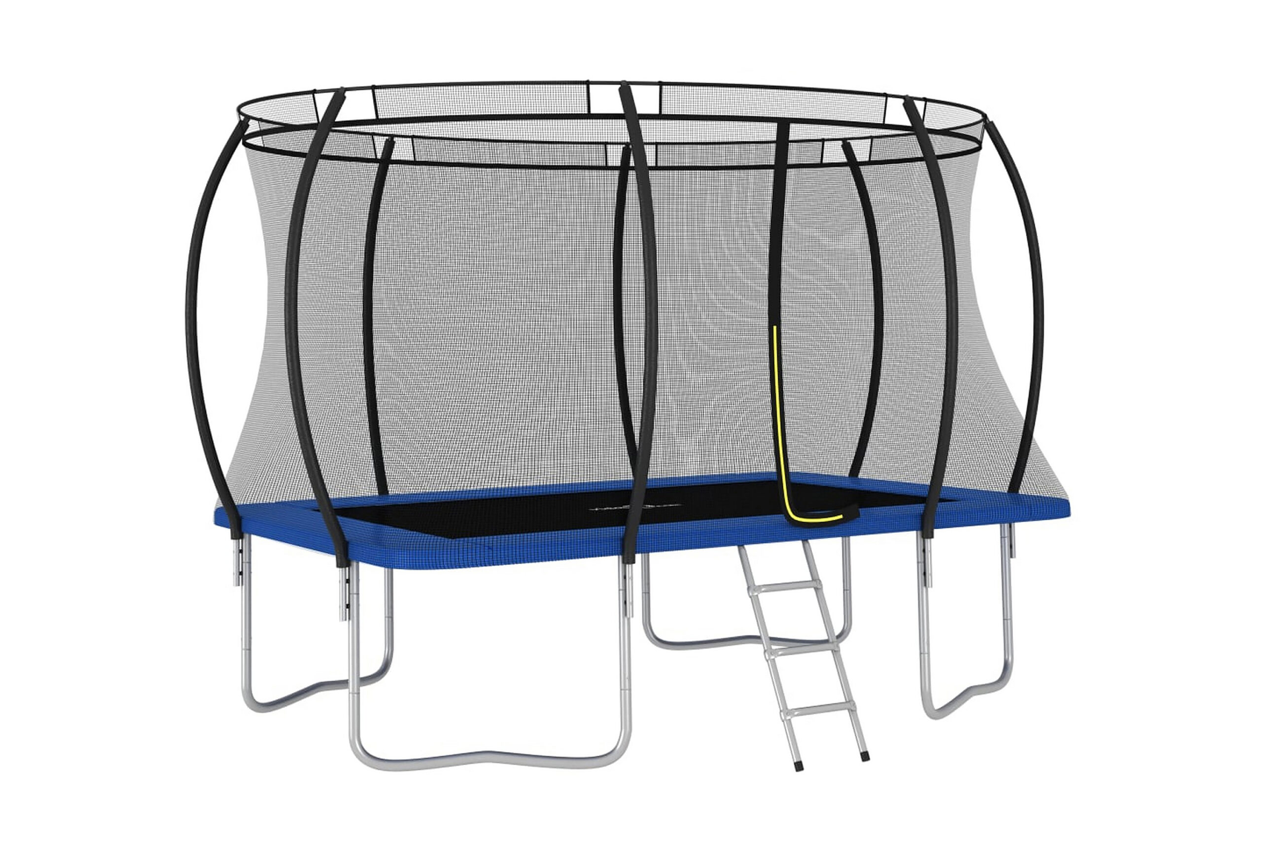 Trampoliinisarja neliskulmainen 335x244x90 cm 150 kg -