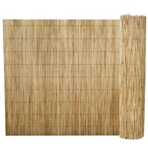 Puutarhan olkiaita 100x1000 cm - Ruskea