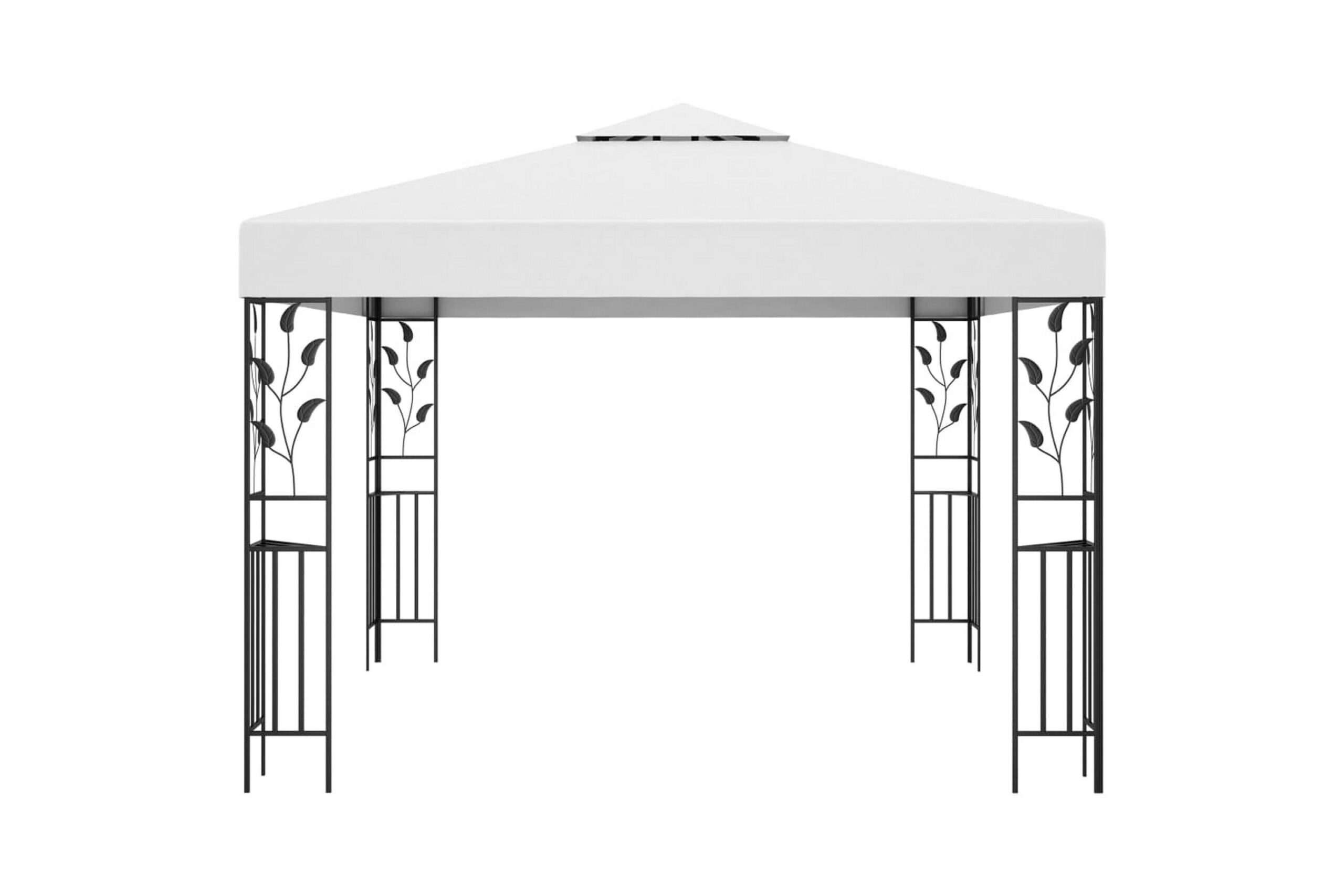 Huvimaja 3x3 m valkoinen 180 g/m² - Valkoinen