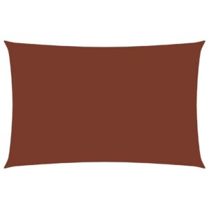 Aurinkopurje Oxford kangas suorakaide 2x5 m terrakotta - Oranssi