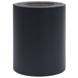 Puutarhan yksityisyyden suojat 4 kpl PVC 35x0,19m - Harmaa