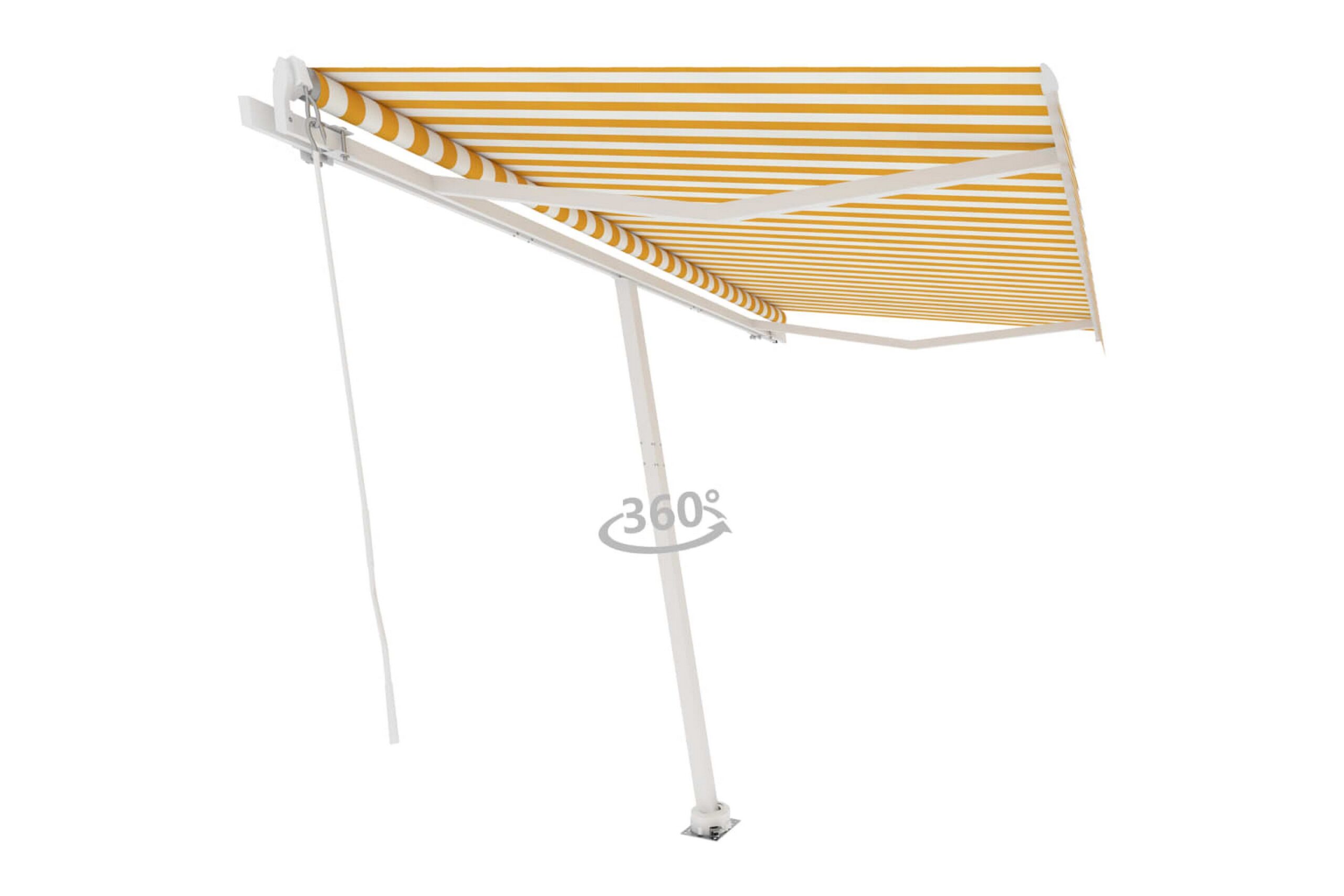 Vapaasti seisova sisäänkelattava markiisi 450x300 cm -