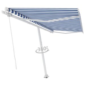 Vapaasti seisova sisäänkelattava markiisi 400x300 cm -