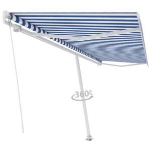 Vapaasti seisova sisäänkelattava markiisi 500x300 cm -