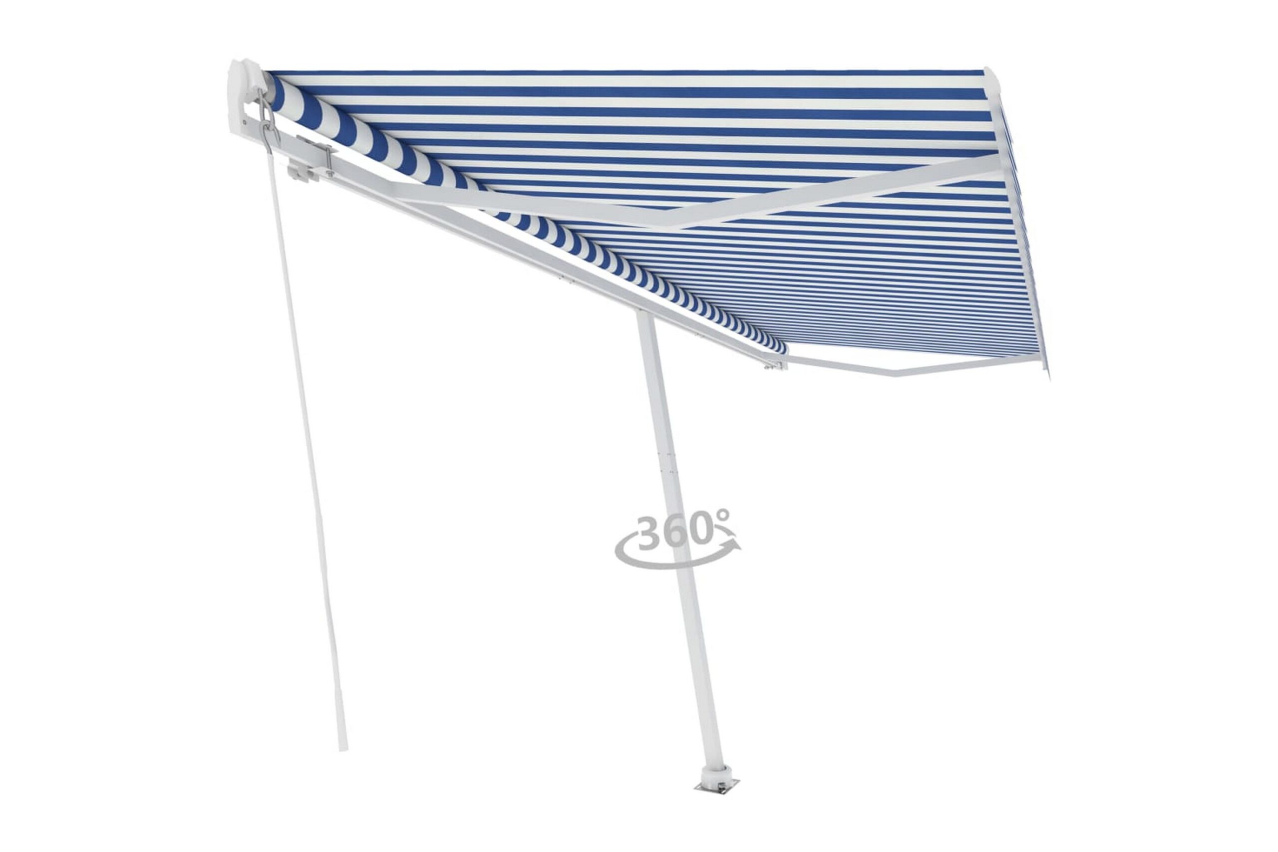 Vapaasti seisova sisäänkelattava markiisi 500x300 cm -