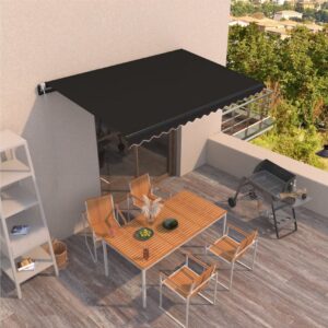 Automaattisesti sisäänkelattava markiisi 450x350 cm -