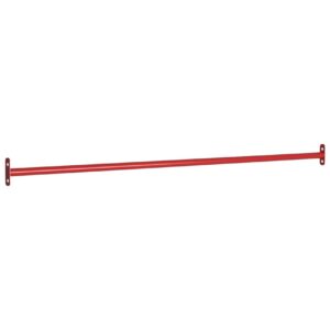Voimistelutanko 125 cm teräs punainen -