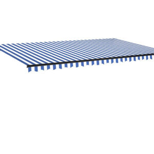 Sisäänkelattava markiisi LED/tuulisensori 500x300 cm -