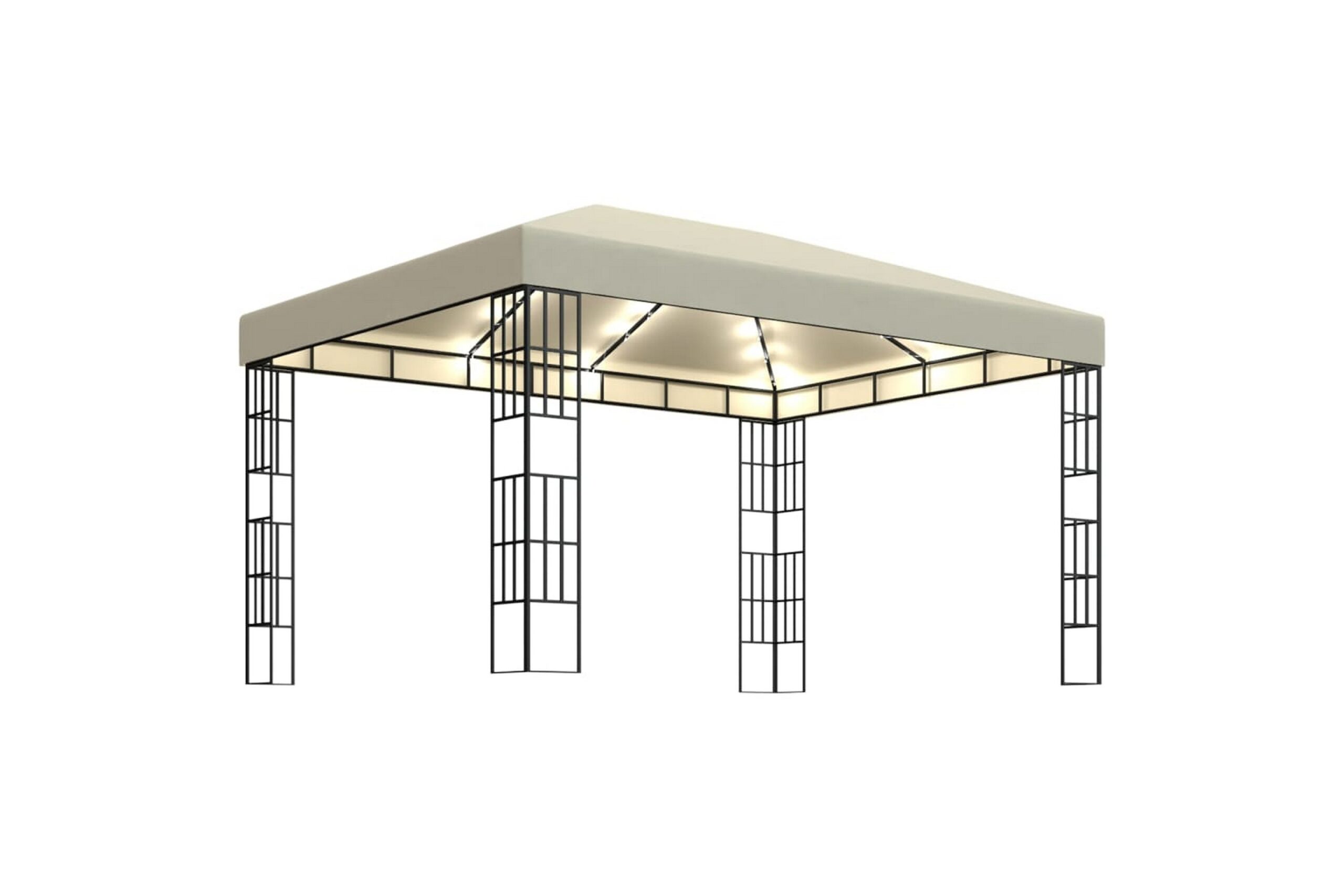 Huvimaja valonauhoilla 3x4 m kerma -