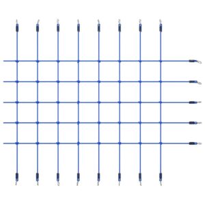 Kiipeilyverkko 200x150 cm sininen -
