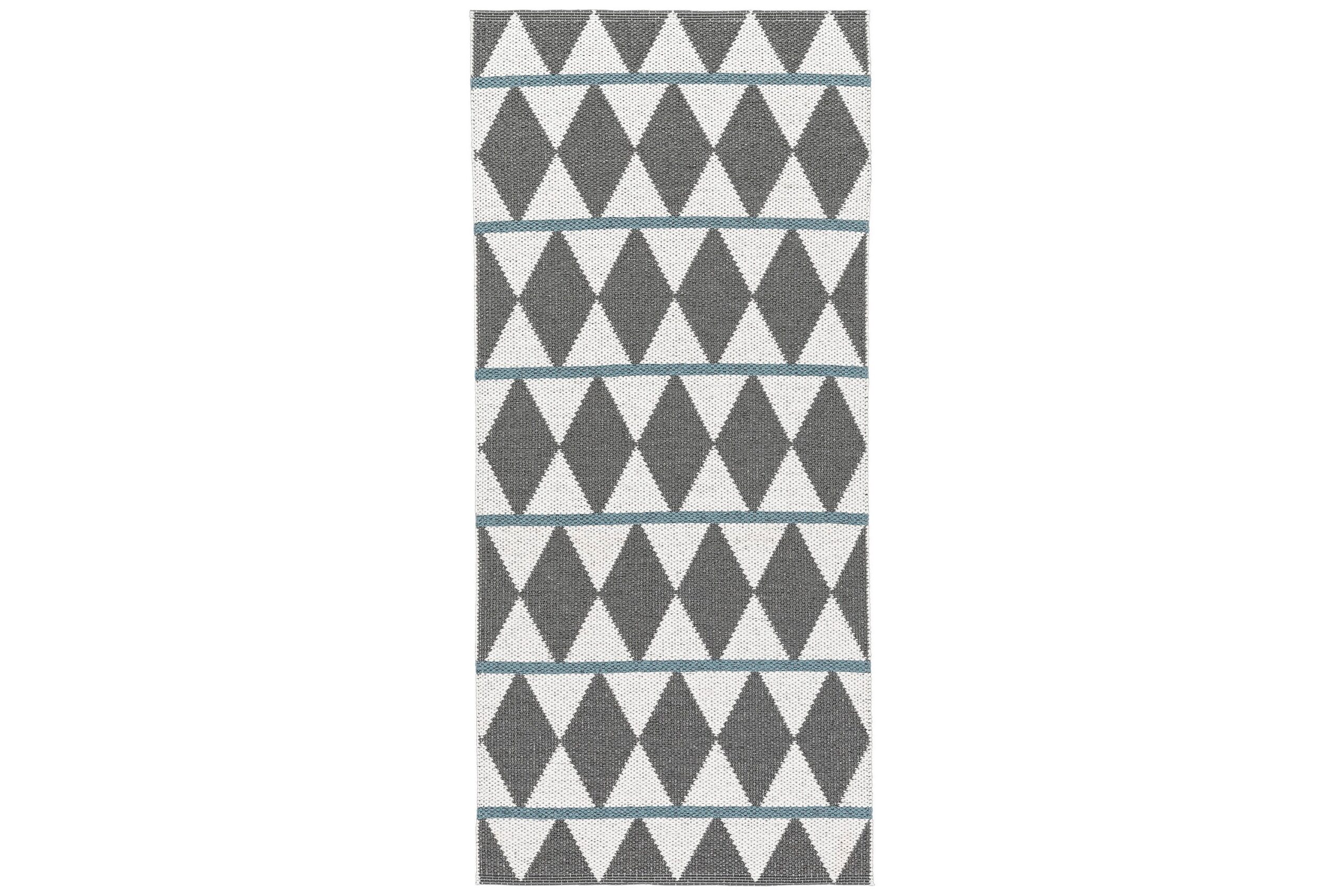 Räsymatto Zigge 70x450 cm Harmaa - Horredsmattan