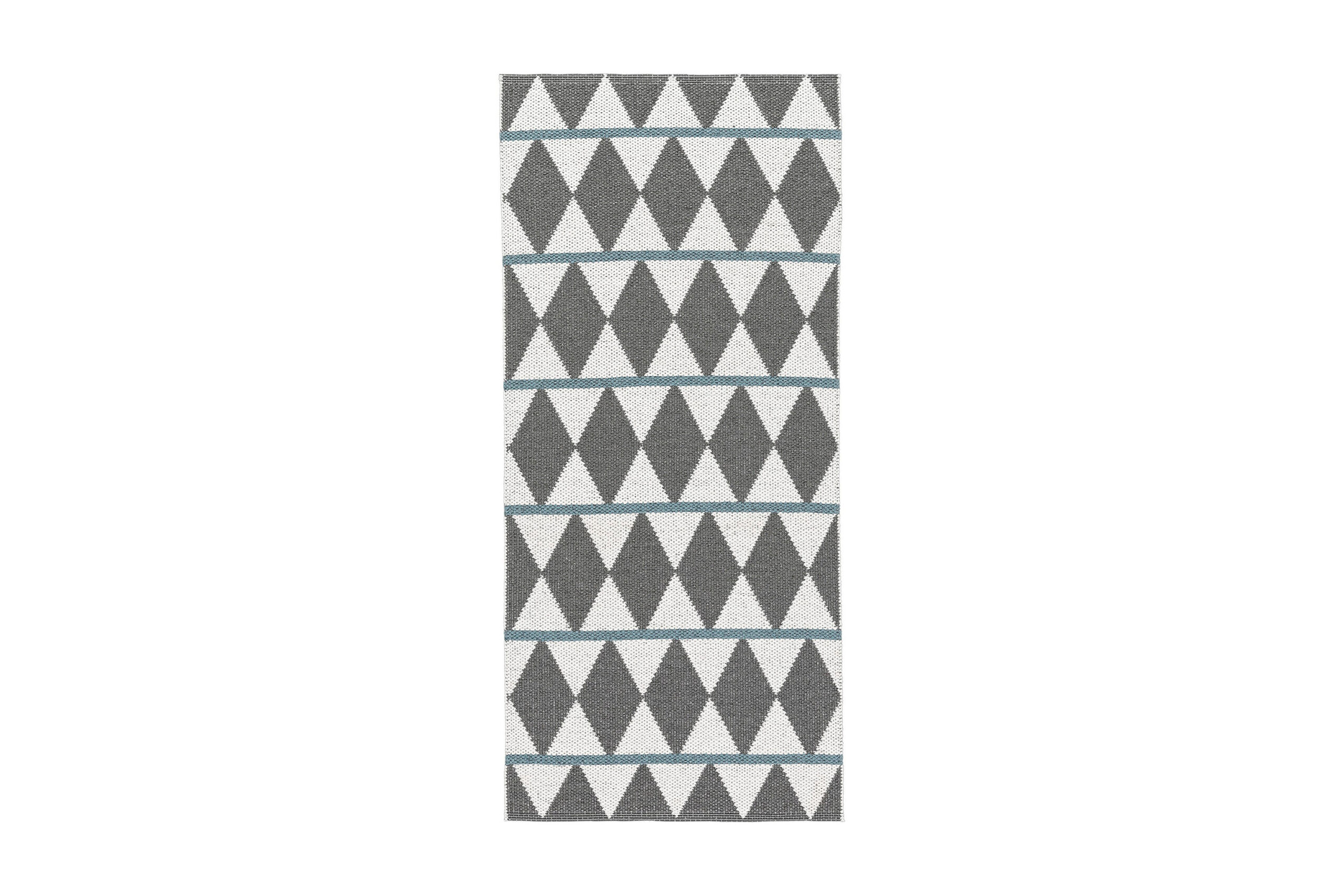 Räsymatto Zigge 70x400 cm Harmaa - Horredsmattan