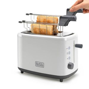 Leivänpaahdin 2-siivua Valkoinen - BLACK+DECKER