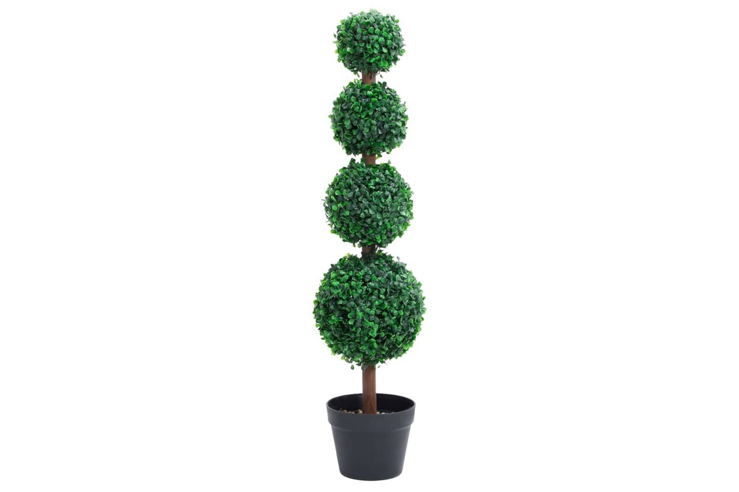 Tekokasvi puksipuu ruukulla pallonmuotoinen vihreä 90 cm - Vihreä
