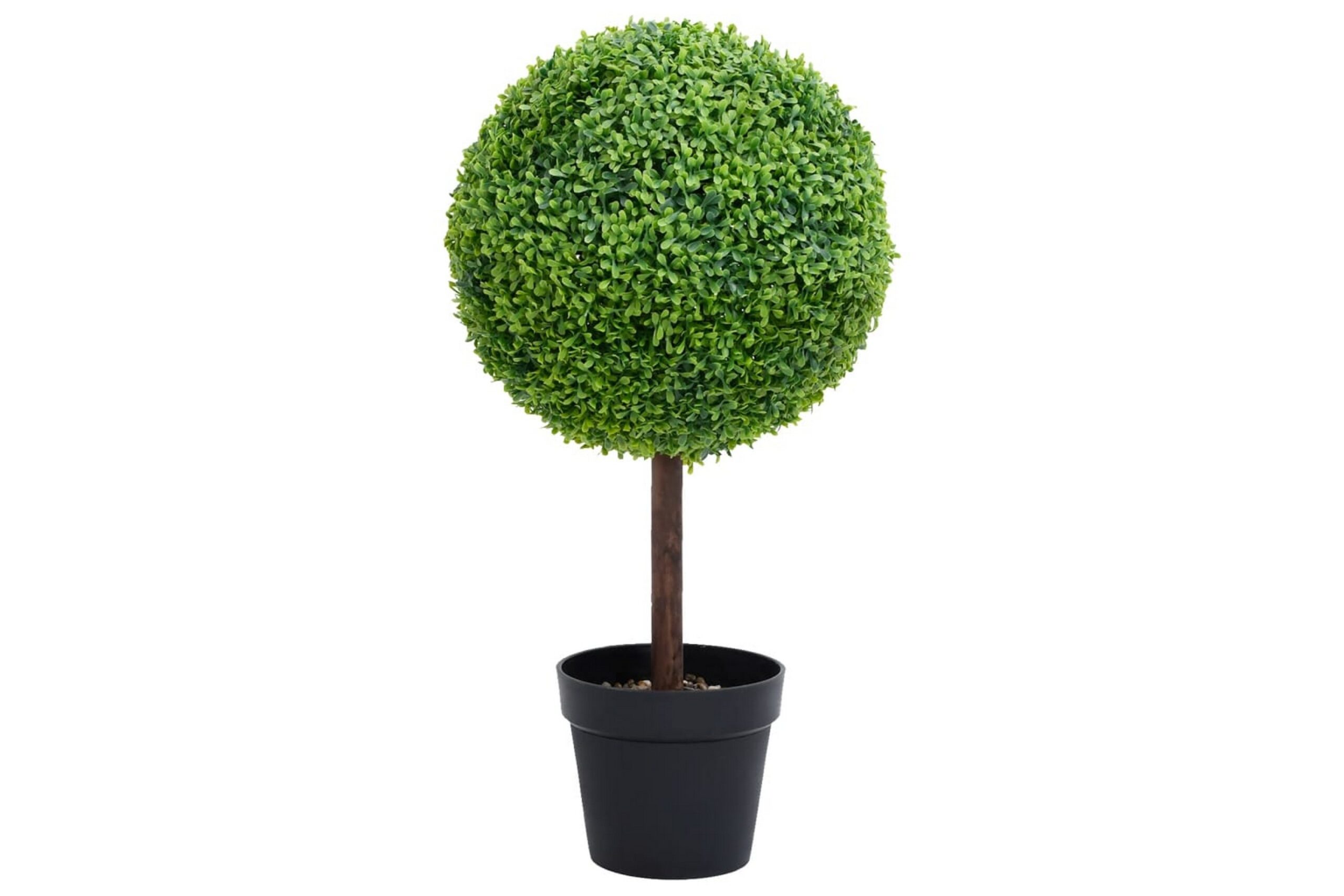Tekokasvi puksipuu ruukulla pallonmuotoinen vihreä 50 cm - Vihreä