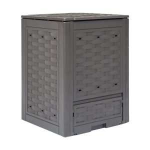 Puutarhan komposti 60x60x83 cm 300 l ruskea - Ruskea