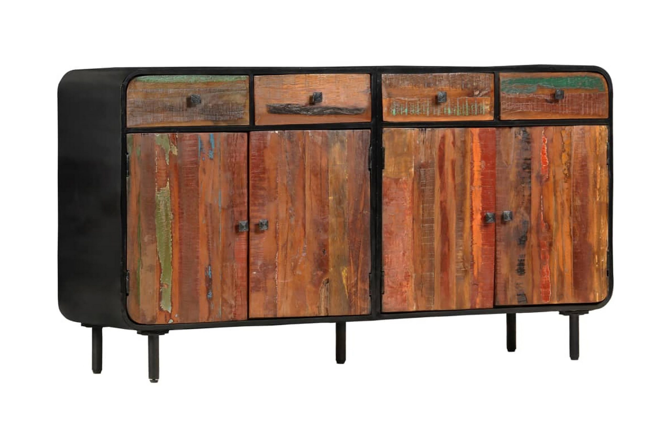 Senkki kierrätetty täyspuu 140x35x76 cm - Ruskea