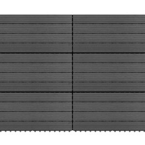 WPC-laatat 60x30 cm 6 kpl 1m² harmaa - Harmaa