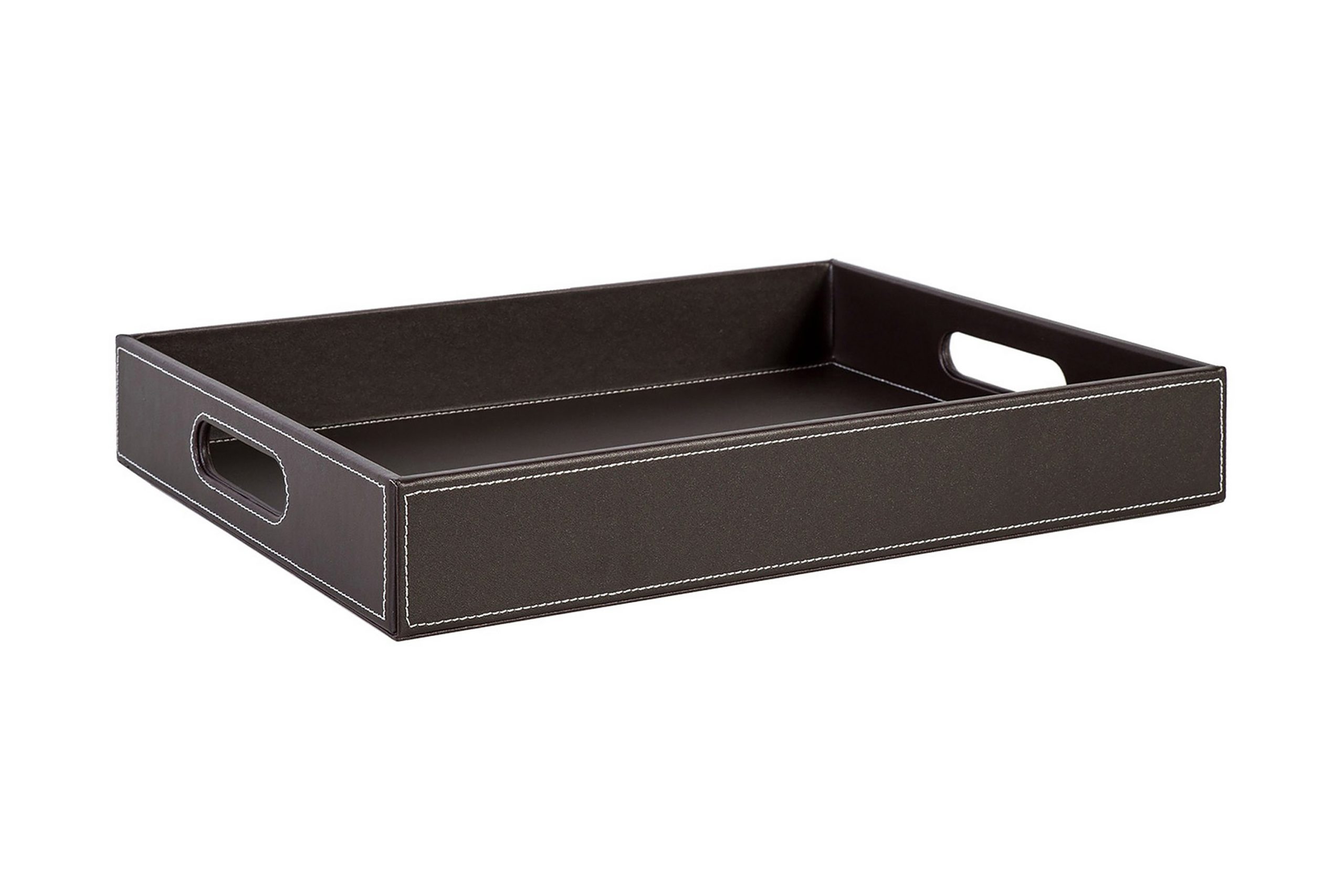 Tarjotin Walter 30x40xK6 cm tummanruskea -