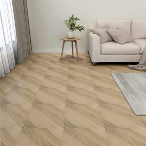Itsekiinnittyvät lattialankut 20 kpl PVC 1,86 m² -