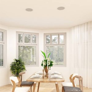 Upotettavat seinä- ja kattokaiuttimet 2 kpl 120 W - Valkoinen