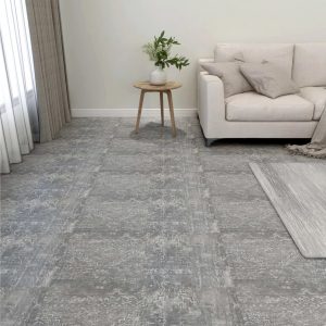 Itsekiinnittyvät lattialankut 20 kpl PVC 1,86 m² -