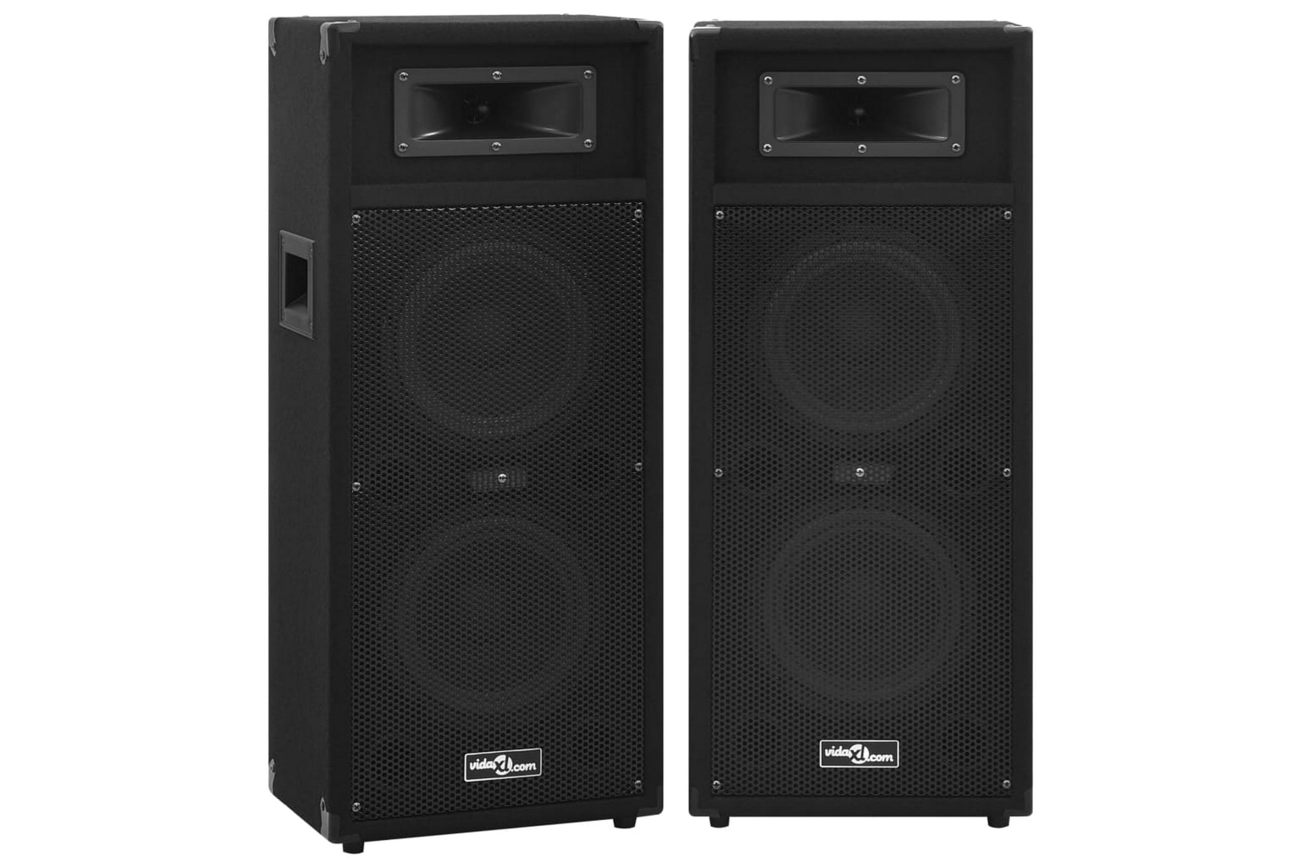 Passiiviset hifi-lavakaiuttimet 2 kpl 1000 W musta - Musta