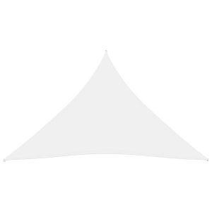 Aurinkopurje Oxford-kangas kolmio 5x7x7 m valkoinen - Valkoinen