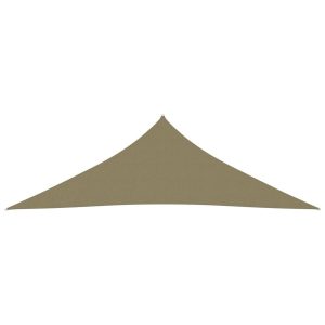 Aurinkopurje Oxford-kangas kolmio 5x5x6 m beige - Beige