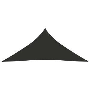 Aurinkopurje Oxford-kangas kolmio 5x6x6 m antrasiitti - Antrasiitti