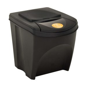 Pinottavat roskakorit 4 kpl antrasiitti 100 l -