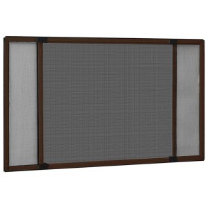Jatkettava hyönteisverkko ikkunaan ruskea (100-193)x75 cm - Ruskea