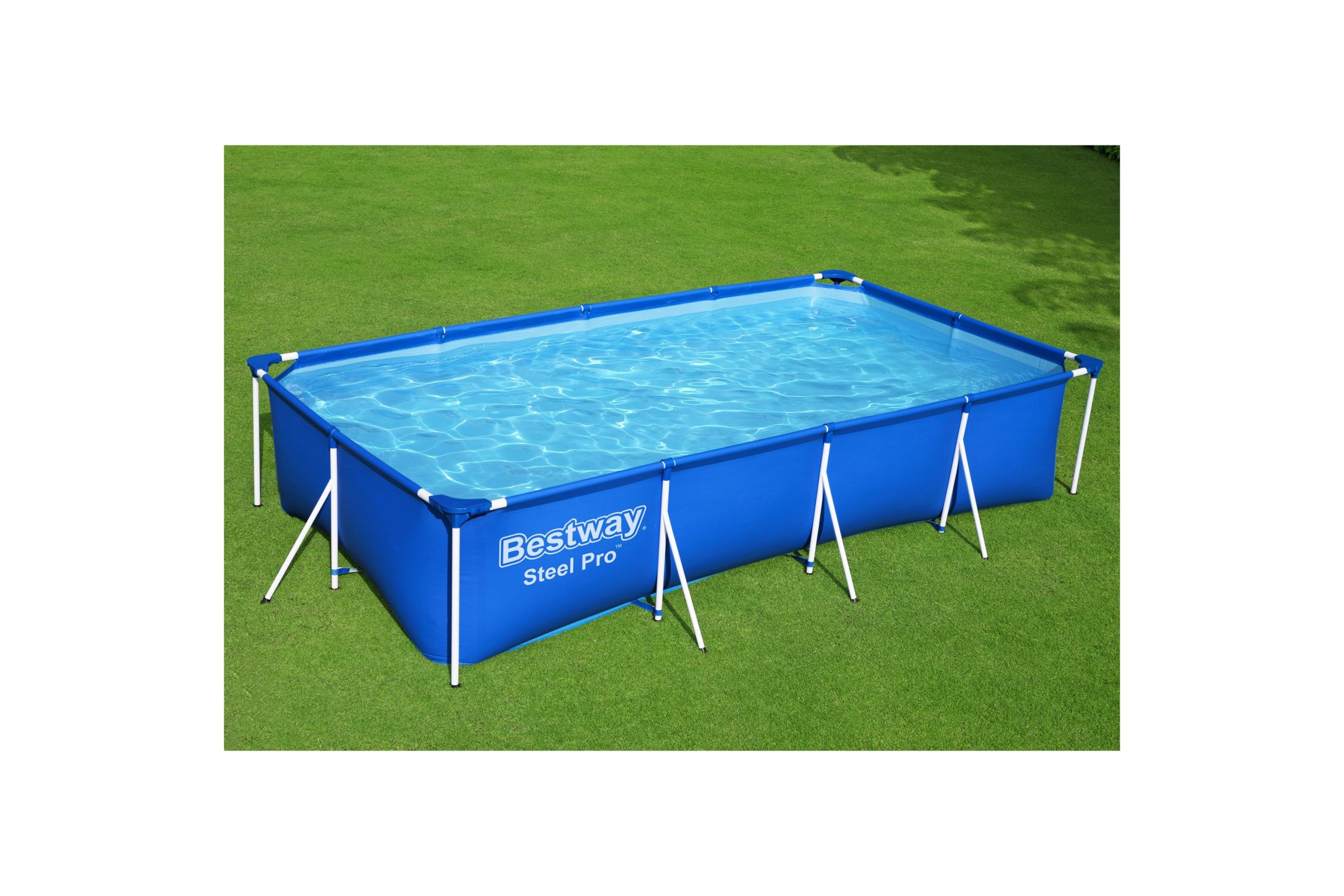 Bestway Steel Pro Rektangulaarinen maanpäällinen allas 4x2 m Sininen - Bestway