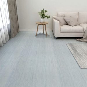 Itsekiinnittyvä lattialankku 20 kpl PVC 1,86 m² vihreä - Vihreä