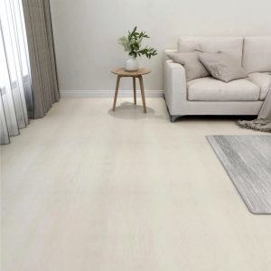 Itsekiinnittyvä lattialankku 20 kpl PVC 1,86 m² beige - Beige