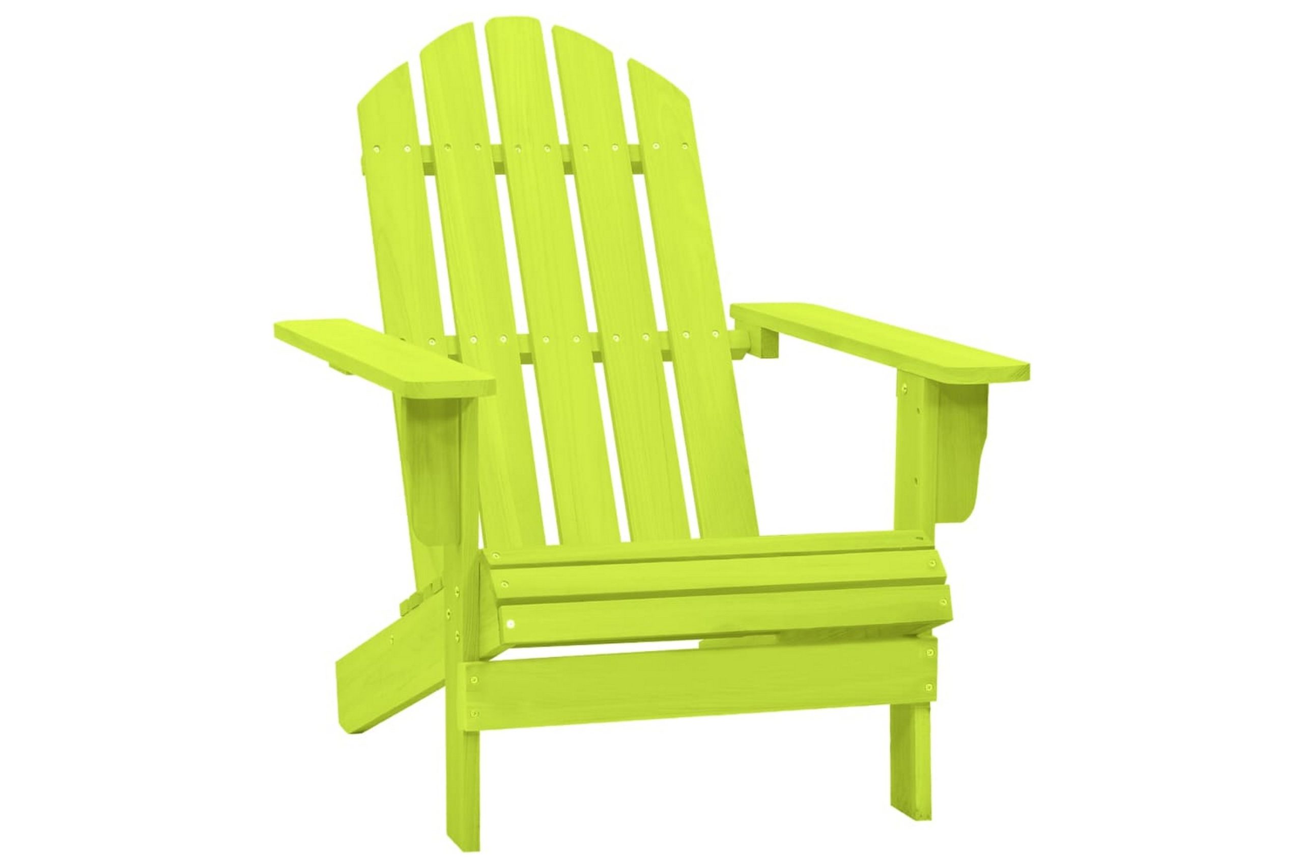 Adirondack-puutarhatuoli täysi kuusi vihreä - Vihreä