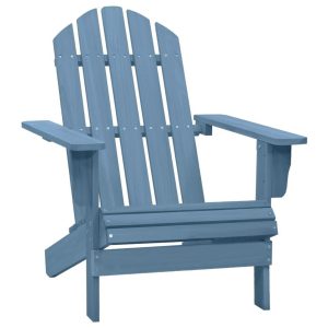 Adirondack-puutarhatuoli täysi kuusi sininen - Sininen