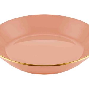 Lautassetti 6-pak - Lohenpunainen